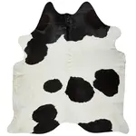 Linea Natura HOVĚZÍ KOŽEŠINA, 160/250 cm, vícebarevná, černá