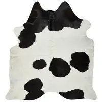 Linea Natura HOVĚZÍ KOŽEŠINA, 160/250 cm, vícebarevná, černá