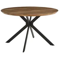 MID.YOU JÍDELNÍ STŮL, černá, barvy dubu, 120/76 cm