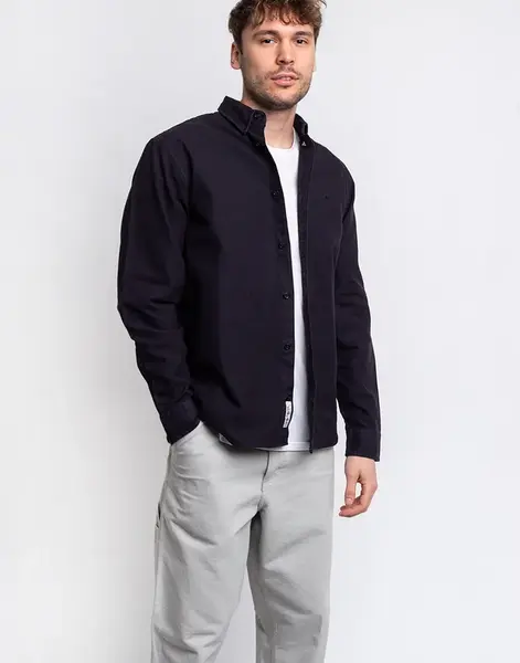 Carhartt WIP L/S Bolton Shirt Dark Navy garment dyed XL