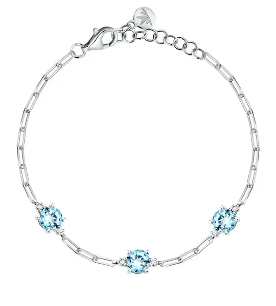 Morellato Dámský stříbrný náramek s kubickými zirkony Tesori SAIW291