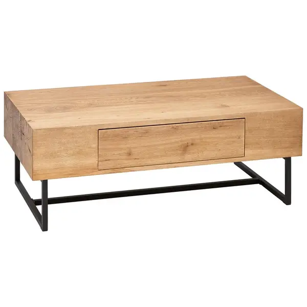 Novel KONFERENČNÍ STOLEK, černá, barvy dubu, dřevo, kompozitní dřevo, 110/59,5/40 cm