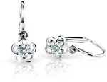 Cutie Jewellery Dětské náušnice z bílého zlata C1945-10-X-2 bílá
