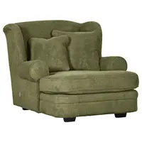 Ambia Home XXL KŘESLO, textil, tmavě zelená
