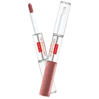 PUPA Milano Dlouhotrvající tekutá rtěnka Made To Last Lip Duo (Liquid Lip Colour) 2 x 4 ml 011 Natural Brown