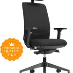 MERCURY Ergonomická kancelářská židle OPTIMA černá