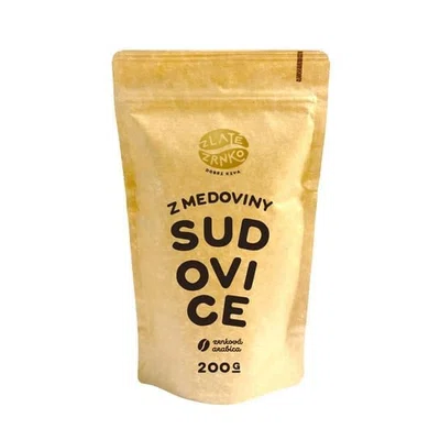 Káva Zlaté Zrnko - Sudovice - &quot;Z medoviny&quot; 200 g