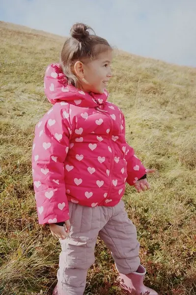 Dětská bunda Konges Sløjd NUKA JACKET GRS růžová barva, KS103522