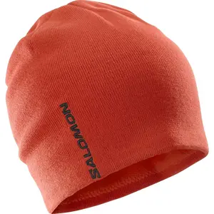 Salomon GRAPHIC BEANIE cherry tomato Čepice