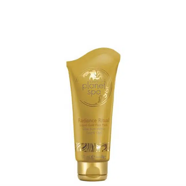 Avon Rozjasňujúci pleťová maska so zlatými čiastočkami Planet Spa Radiance Ritual (Liquid Gold Face Mask) 50 ml