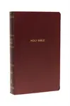 NKJV, Gift and Award Bible, Leather-Look, Burgundy, Red Letter, Comfort Print - Thomas Nelson