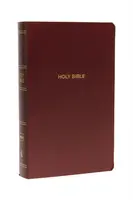 NKJV, Gift and Award Bible, Leather-Look, Burgundy, Red Letter, Comfort Print - Thomas Nelson