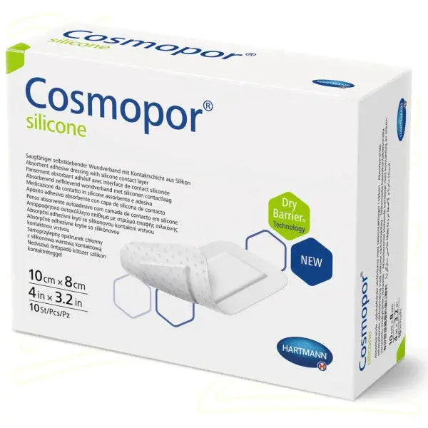 Cosmopor silicone 10x8cm 10ks