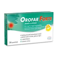 Orofar Forte Med a citron 24 pastilek