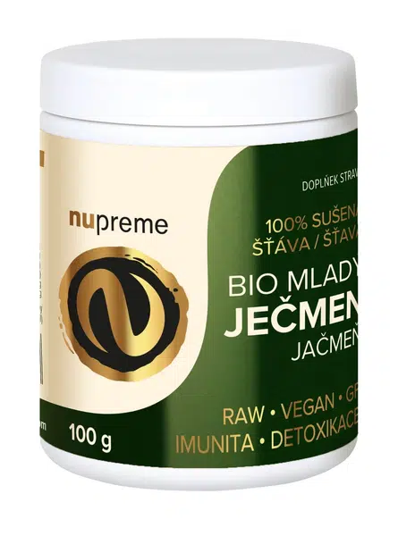 Nupreme Mladý jačmeň premium 100 g BIO