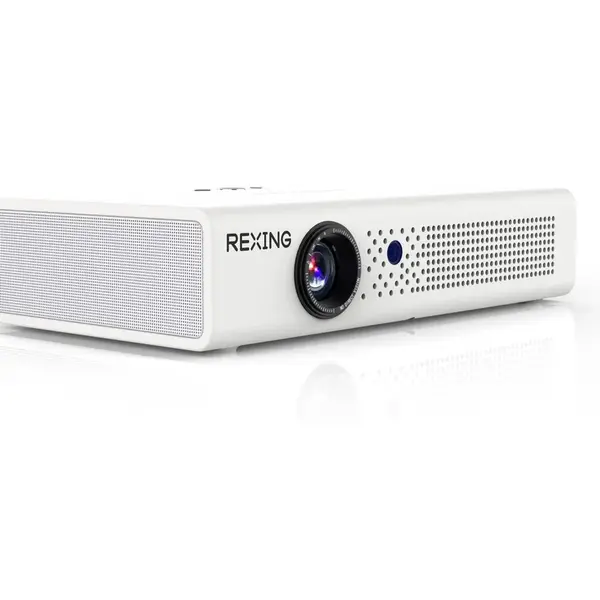 Rexing PV6 Smart DLP Projector 600ANSI with 3D Projection, Wi-Fi, Bluetooth