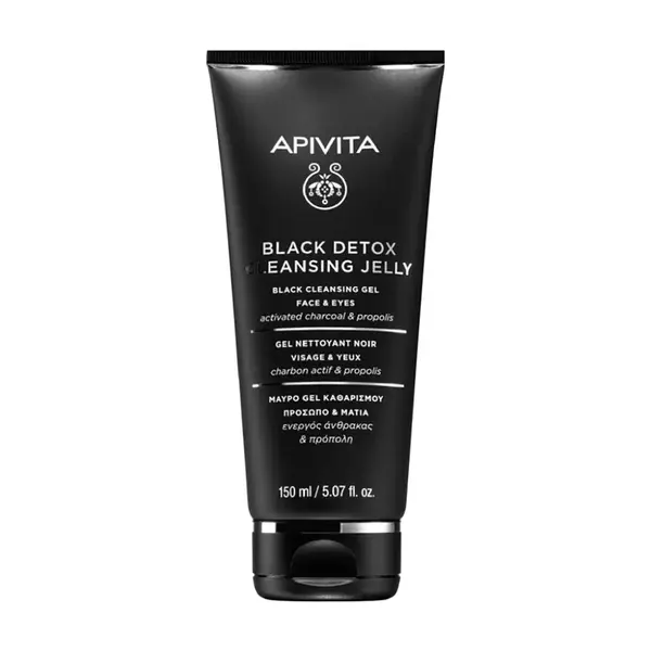 APIVITA Black Detox Cleansing Jelly Černý čisticí gel 150 ml
