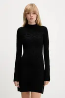 Šaty HUGO Sinepry černá barva, mini, 50548253