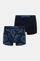 Boxerky Levi's 2-pack tmavomodrá barva, 37149-1206