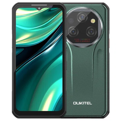 OUKITEL WP39 Pro 5G Rugged Phone 12+512GB 11000mAh 6.6inch FHD+ 64MP Cam Android 14 IP68 NFC/GPS Green