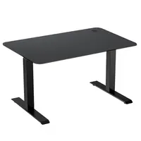 ACGAM JSZ-3 Height-Adjustable Standing Desk Frame Black + Black Desktop