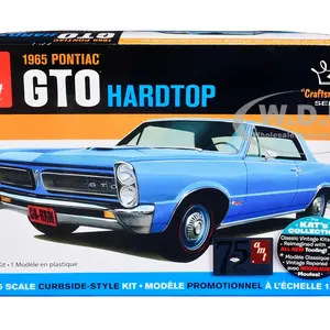 Skill 2 Model Kit 1965 Pontiac GTO Hardtop "Craftsman Plus" Series 1/25 Scale Model by AMT