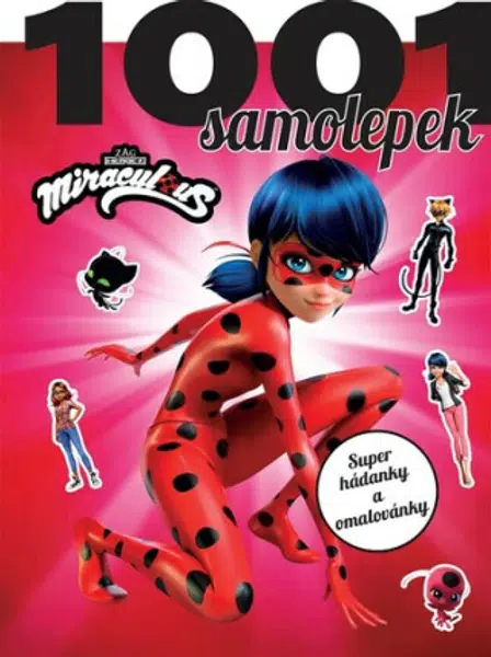 Kouzelná Beruška a Černý kocour - 1001 samolepek (Defekt)