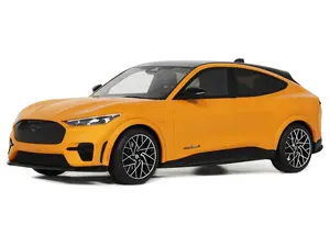 2021 Ford Mustang Mach E GT Performance Cyber Orange with Black Top 1/18 Model Car by Otto Mobile