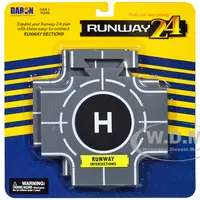 Runway Intersections 2 Piece Set for Diecast Models by Runway24