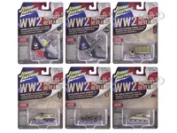 "Military" Set B of 6 pieces 2024 Release 1 Limited Edition Diecast Models by Johnny Lightning