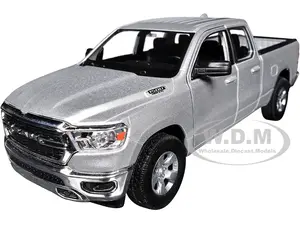 2019 RAM 1500 Pickup Truck Silver Metallic "NEX Models" Series 1/27 Diecast Model Car by Welly