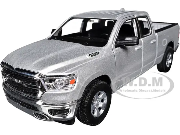 2019 RAM 1500 Pickup Truck Silver Metallic "NEX Models" Series 1/27 Diecast Model Car by Welly