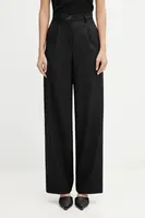 Nohavice Fiorucci Wide Leg Tailored Wool