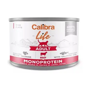 Calibra Cat Life konzerva Adult Beef 200 g | Konzerva pro kočky