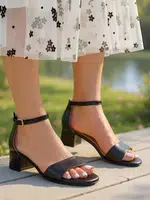 Resti Women's SoftHeels Low Heel Sandals