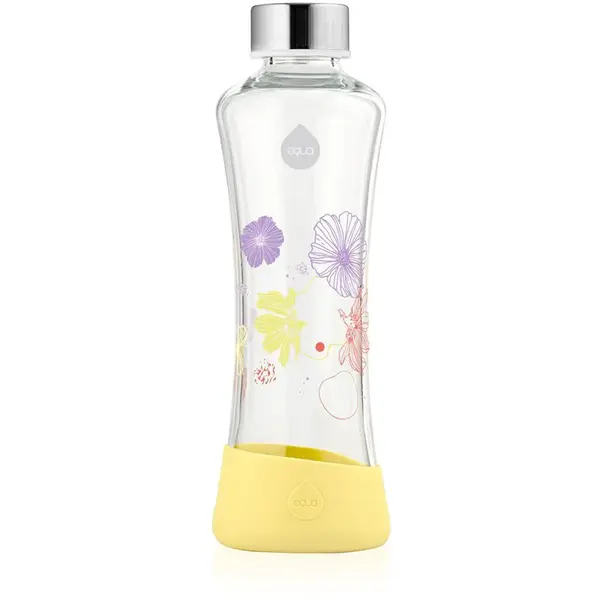Equa FlowerHead skleněná láhev na vodu Daisy 550 ml