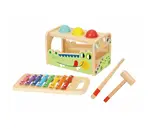 2Kids Toys Zatloukačka a xylofon Krokodýl 7 ks