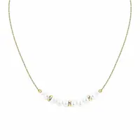 Morellato Krásný pozlacený náhrdelník s říčními perlami Perla SXU43