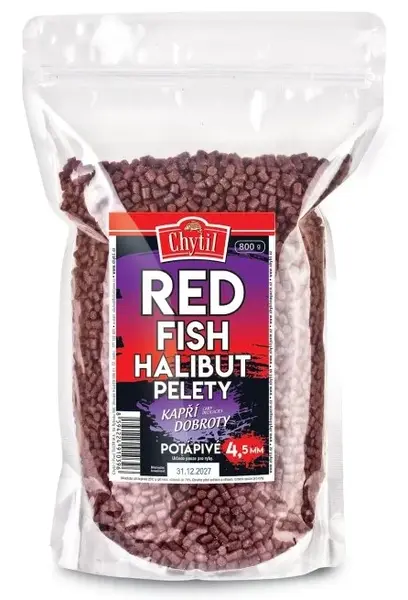 Chytil pelety red fish halibut 800 g - 6 mm
