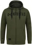 Navitas mikina core zip hoody green - xxl