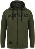 Navitas mikina core zip hoody green - xxl