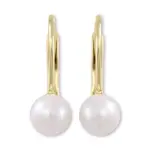 Soliter Něžné zlaté náušnice s pravými perlami 745 235 001 00417 0000000
