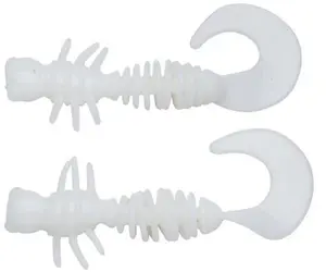 Berkley gumová nástraha powerbait power curly milky white - 5,5 cm 10 ks