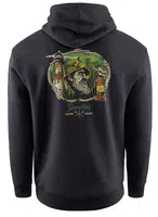 Grundéns mikina dark seas x grundens watchman hoodie black - xxl