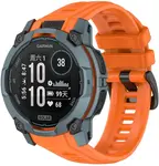 4wrist Silikonový řemínek pro Garmin Instinct 3 Solar a Instinct 3 AMOLED 45 mm - Orange