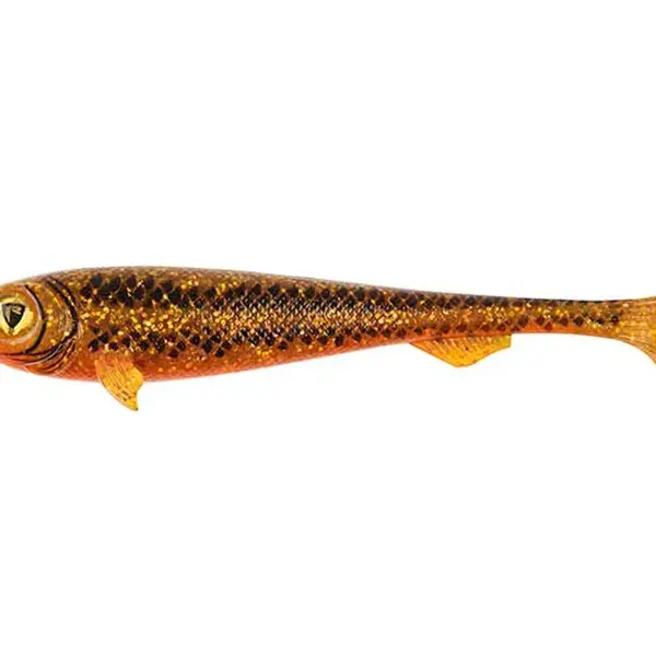 Fox rage gumová nástraha super slick shad uv goldie - 28 cm 1 ks