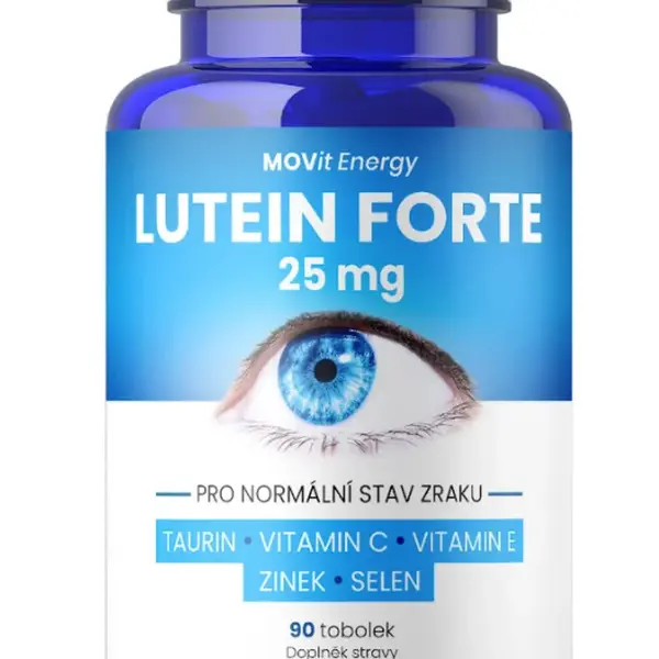 MOVit Energy Lutein Forte 25 mg + Taurin 90 tobolek