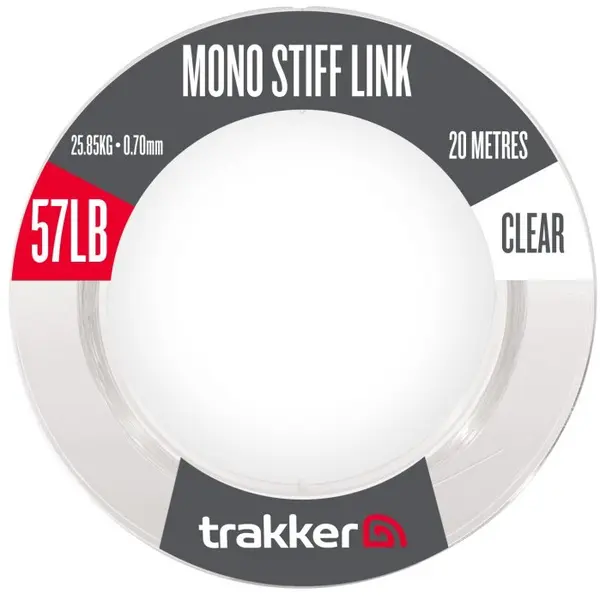 Trakker návazcový vlasec mono stiff link 20 m clear - 0,7 mm 57 lb 25,85 kg