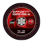 Dam olověná šňůra effzett core49 steeltrace brown 10 m 24 kg