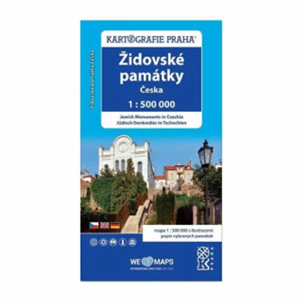 Židovské památky Česka/1:500 tis.(tematická mapa)